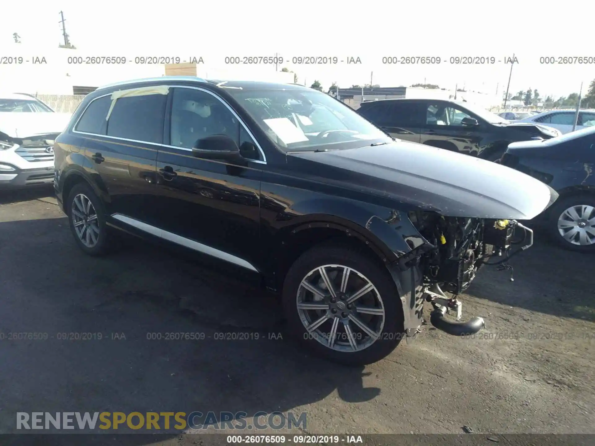 1 Photograph of a damaged car WA1AHAF72KD027763 AUDI Q7 2019