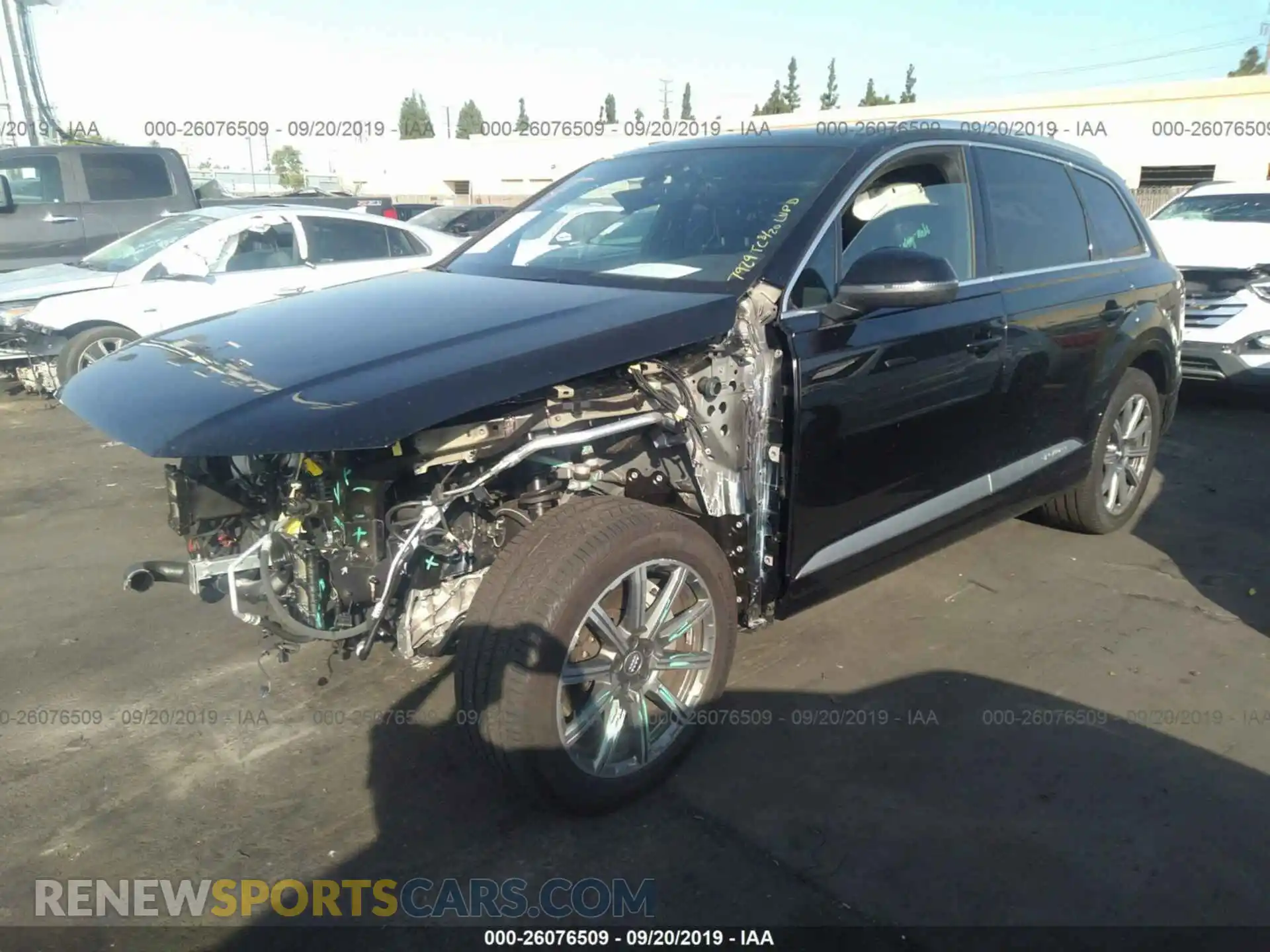 2 Photograph of a damaged car WA1AHAF72KD027763 AUDI Q7 2019