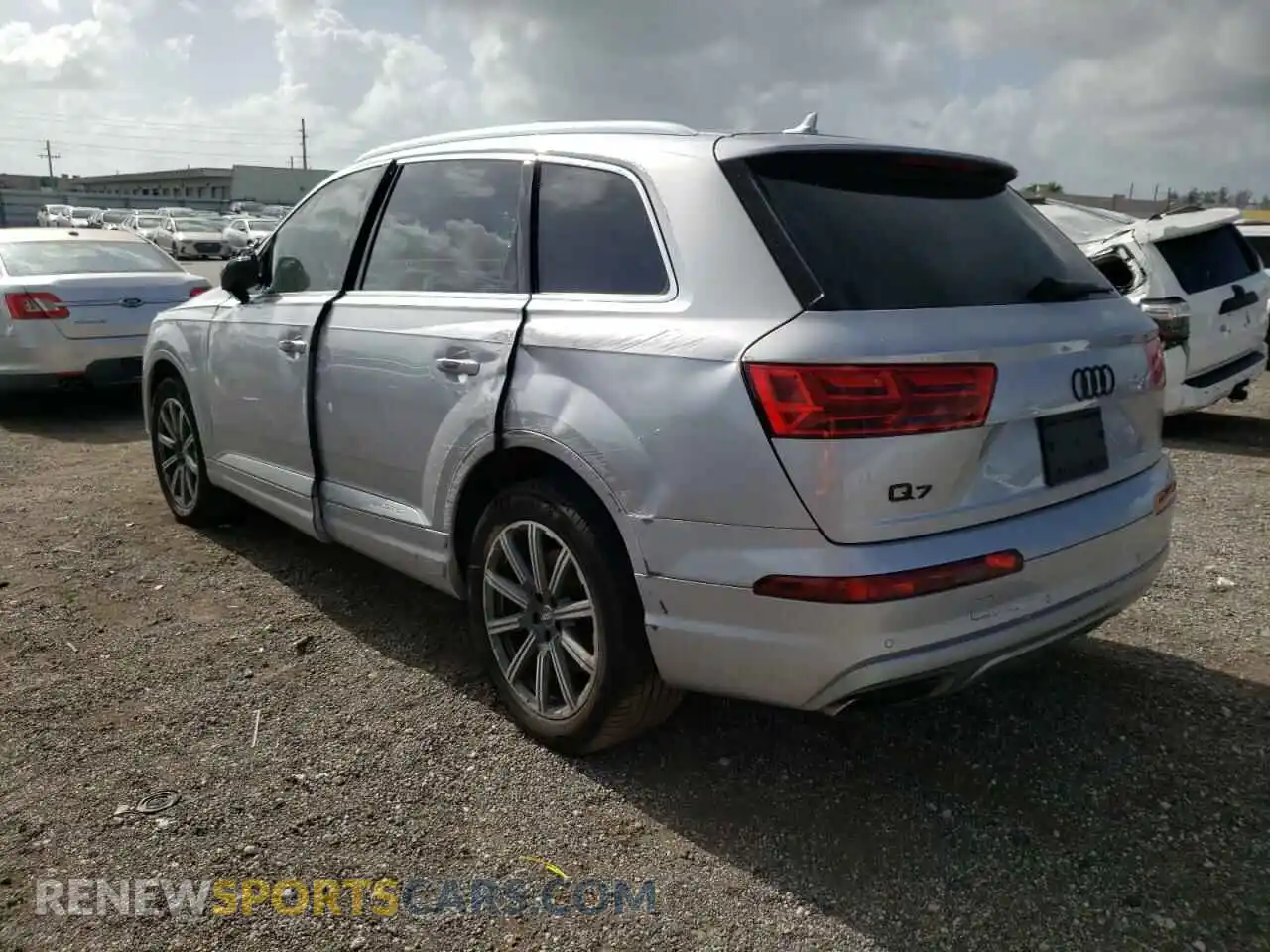 3 Photograph of a damaged car WA1AHAF73KD029635 AUDI Q7 2019