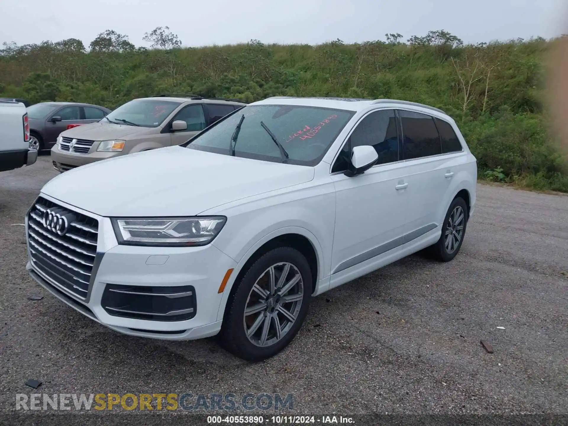 2 Photograph of a damaged car WA1AHAF73KD029649 AUDI Q7 2019