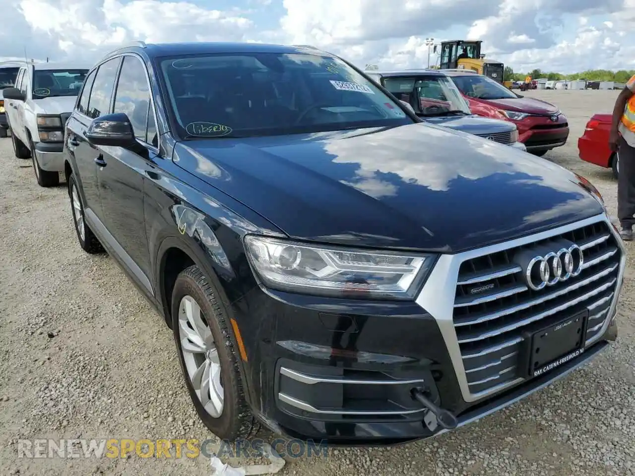 1 Photograph of a damaged car WA1AHAF73KD036617 AUDI Q7 2019
