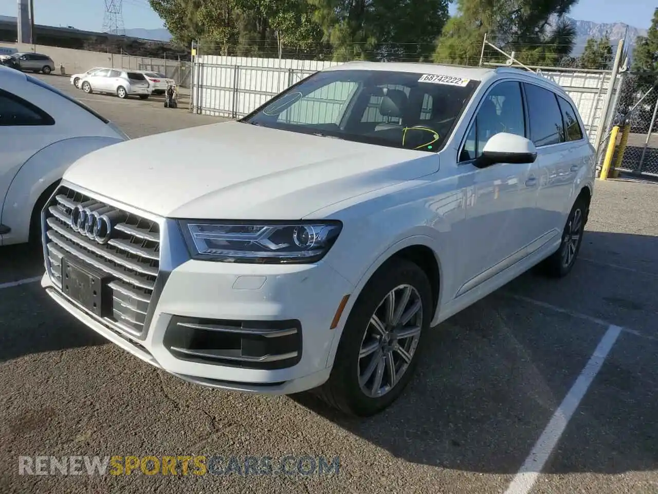 1 Photograph of a damaged car WA1AHAF74KD021043 AUDI Q7 2019