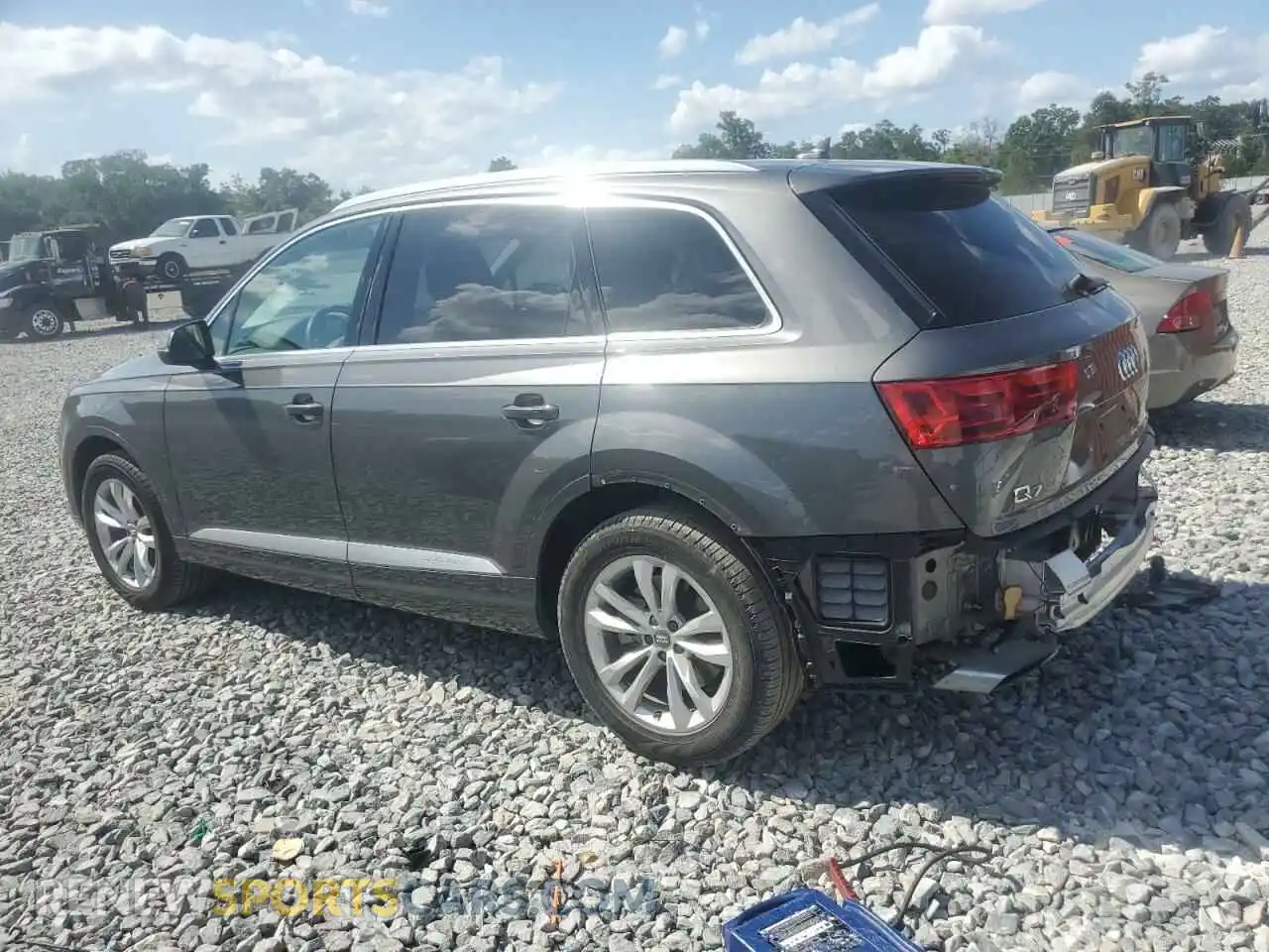 2 Photograph of a damaged car WA1AHAF74KD047674 AUDI Q7 2019