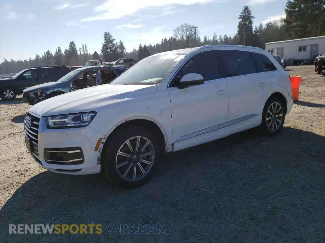 1 Фотография поврежденного автомобиля WA1AHAF75KD027420 AUDI Q7 2019