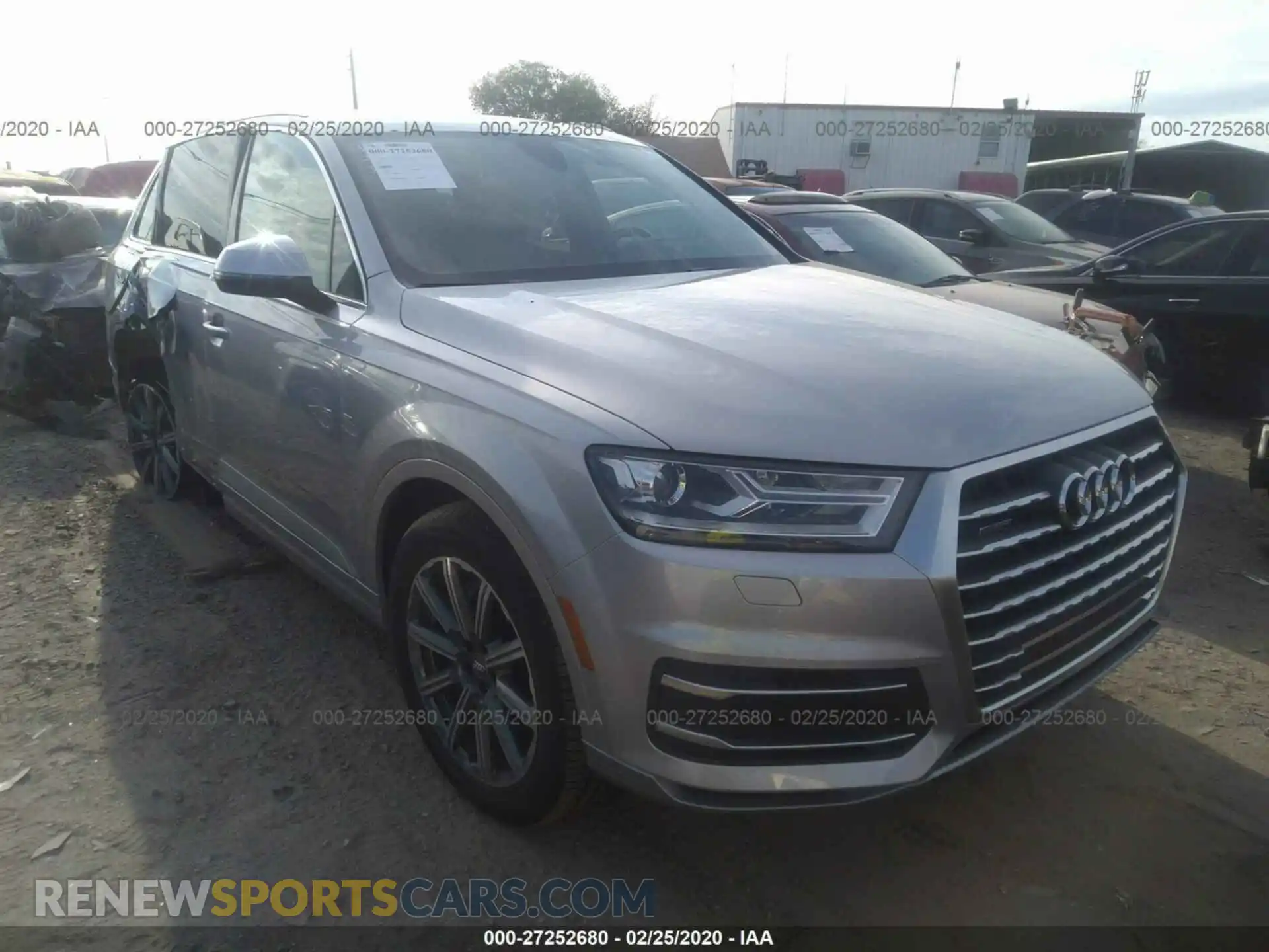 1 Photograph of a damaged car WA1AHAF75KD029426 AUDI Q7 2019