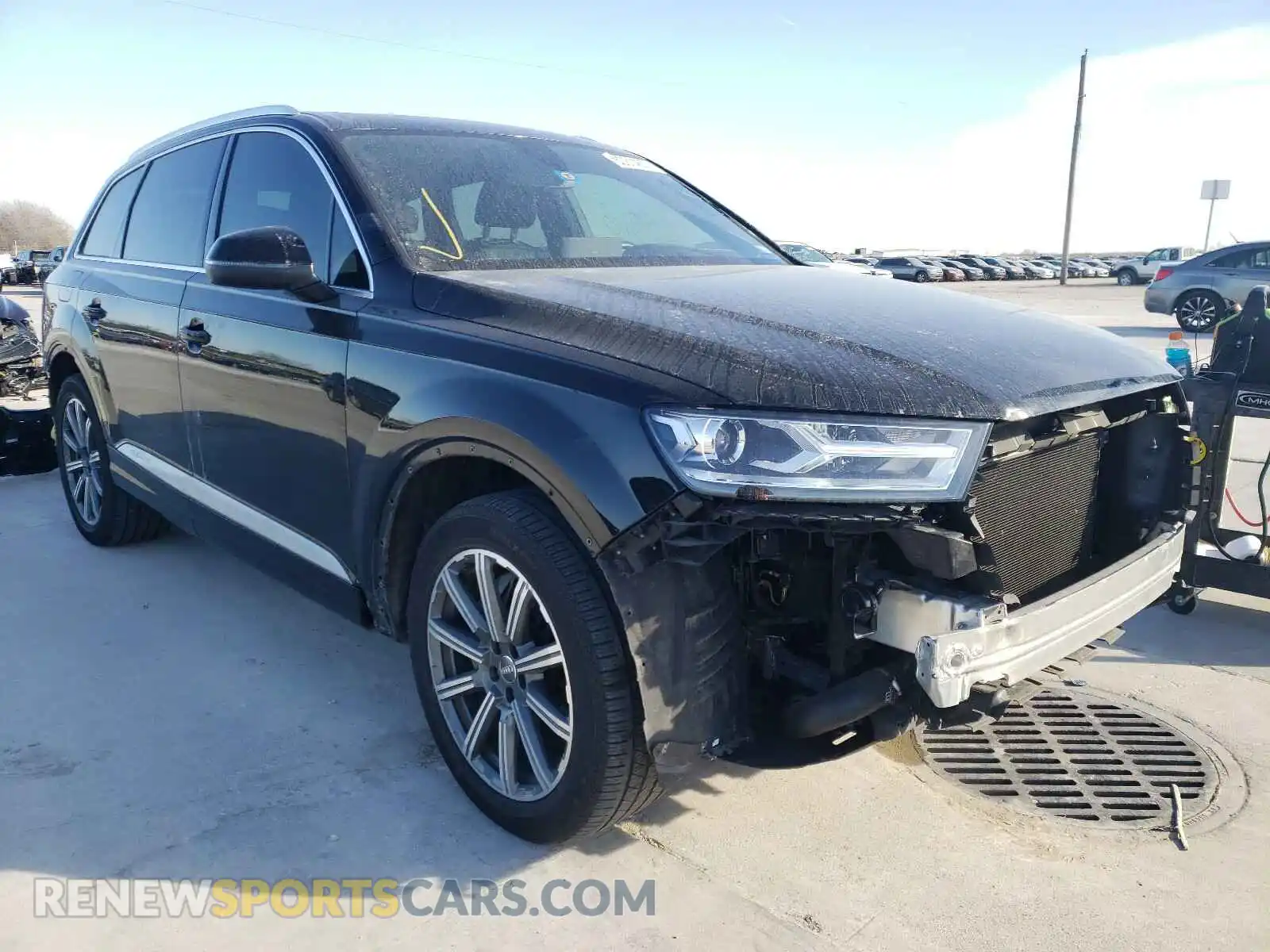 1 Photograph of a damaged car WA1AHAF76KD021884 AUDI Q7 2019