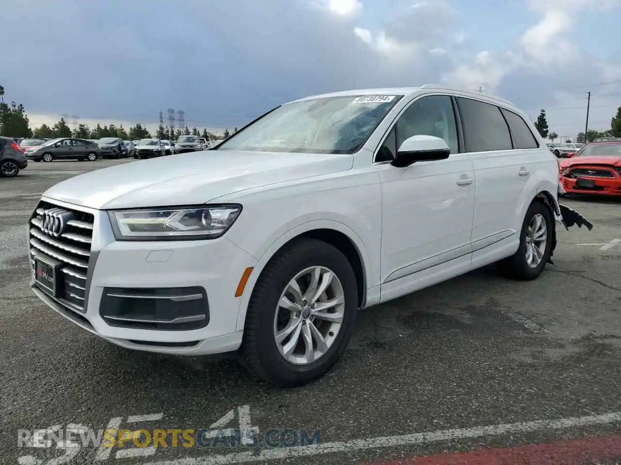 1 Photograph of a damaged car WA1AHAF78KD024723 AUDI Q7 2019