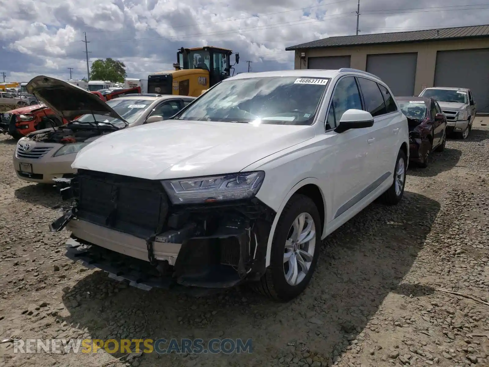 2 Photograph of a damaged car WA1LAAF70KD043943 AUDI Q7 2019
