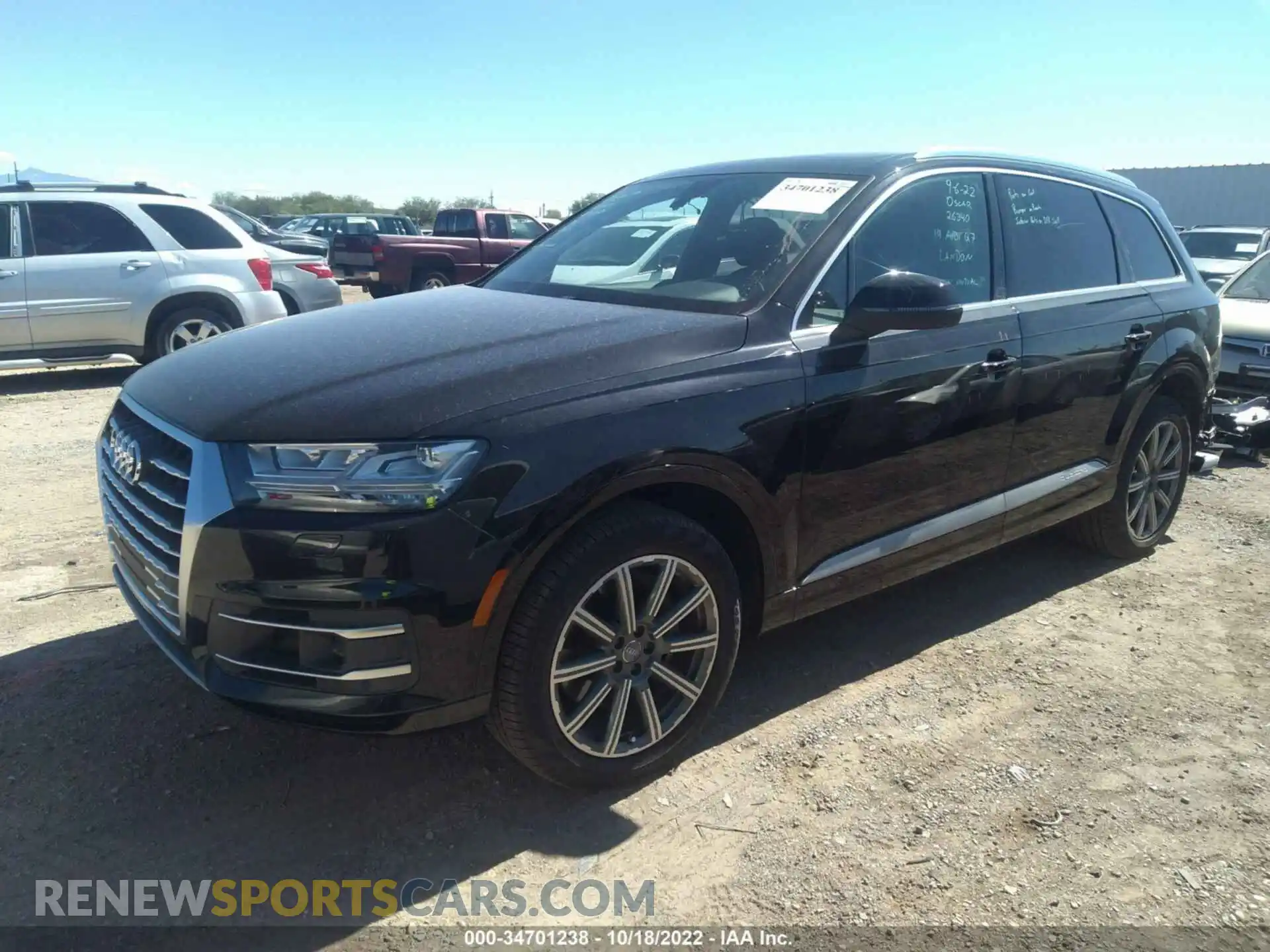 2 Photograph of a damaged car WA1LAAF71KD036791 AUDI Q7 2019