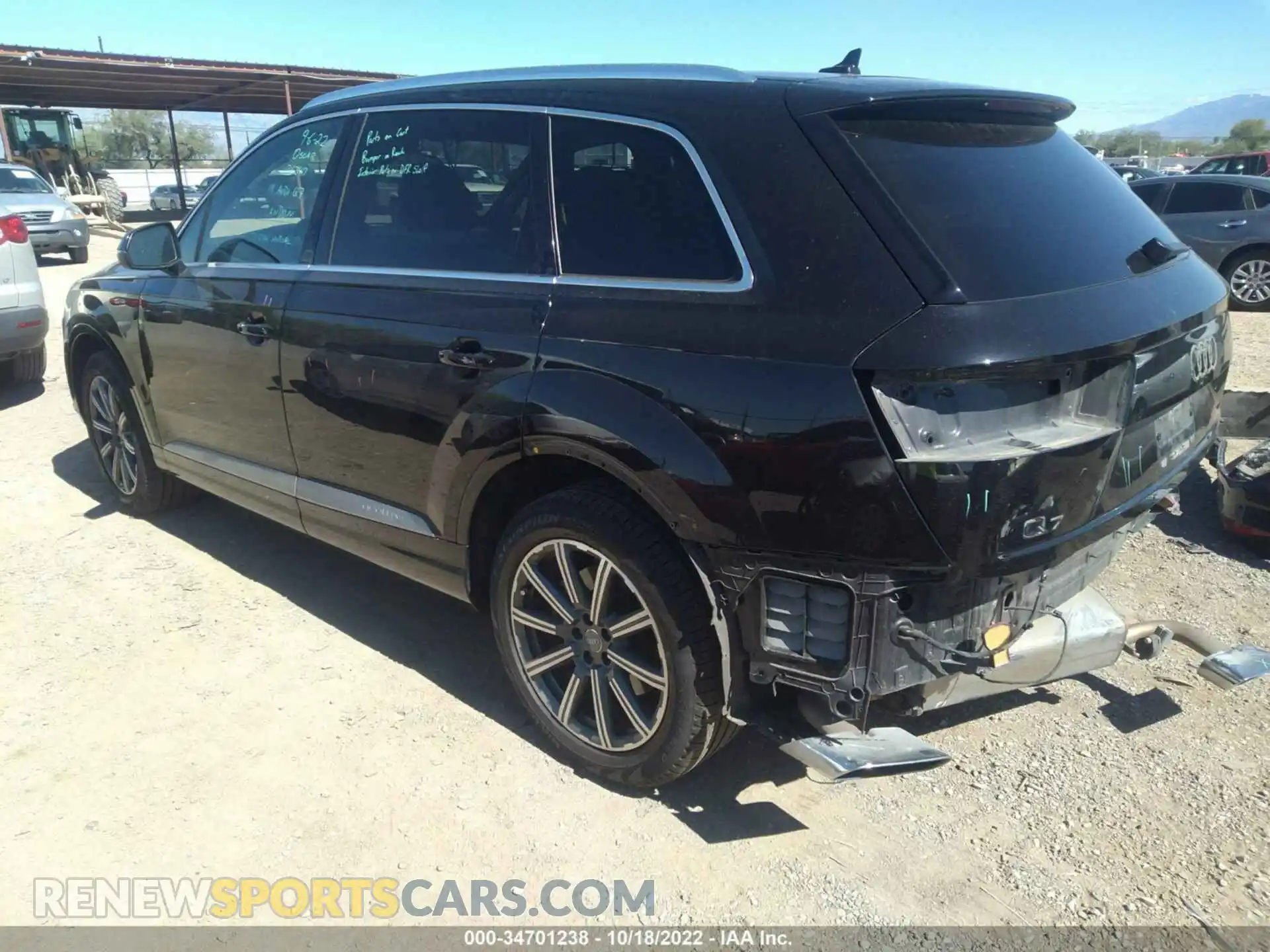 3 Photograph of a damaged car WA1LAAF71KD036791 AUDI Q7 2019