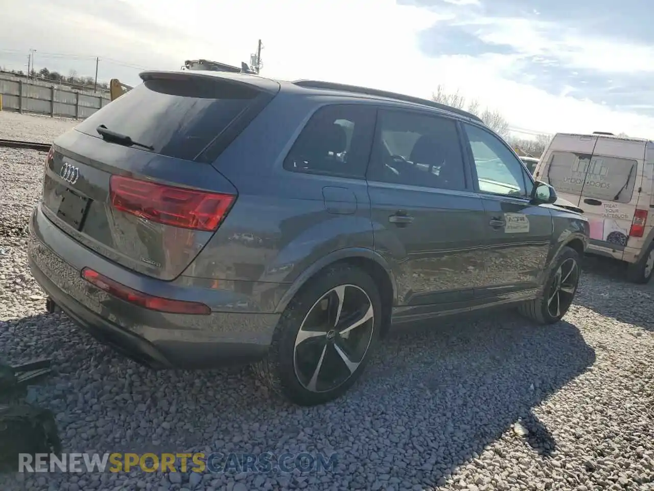3 fotografías del automóvil dañado WA1LAAF71KD048567 AUDI Q7 2019