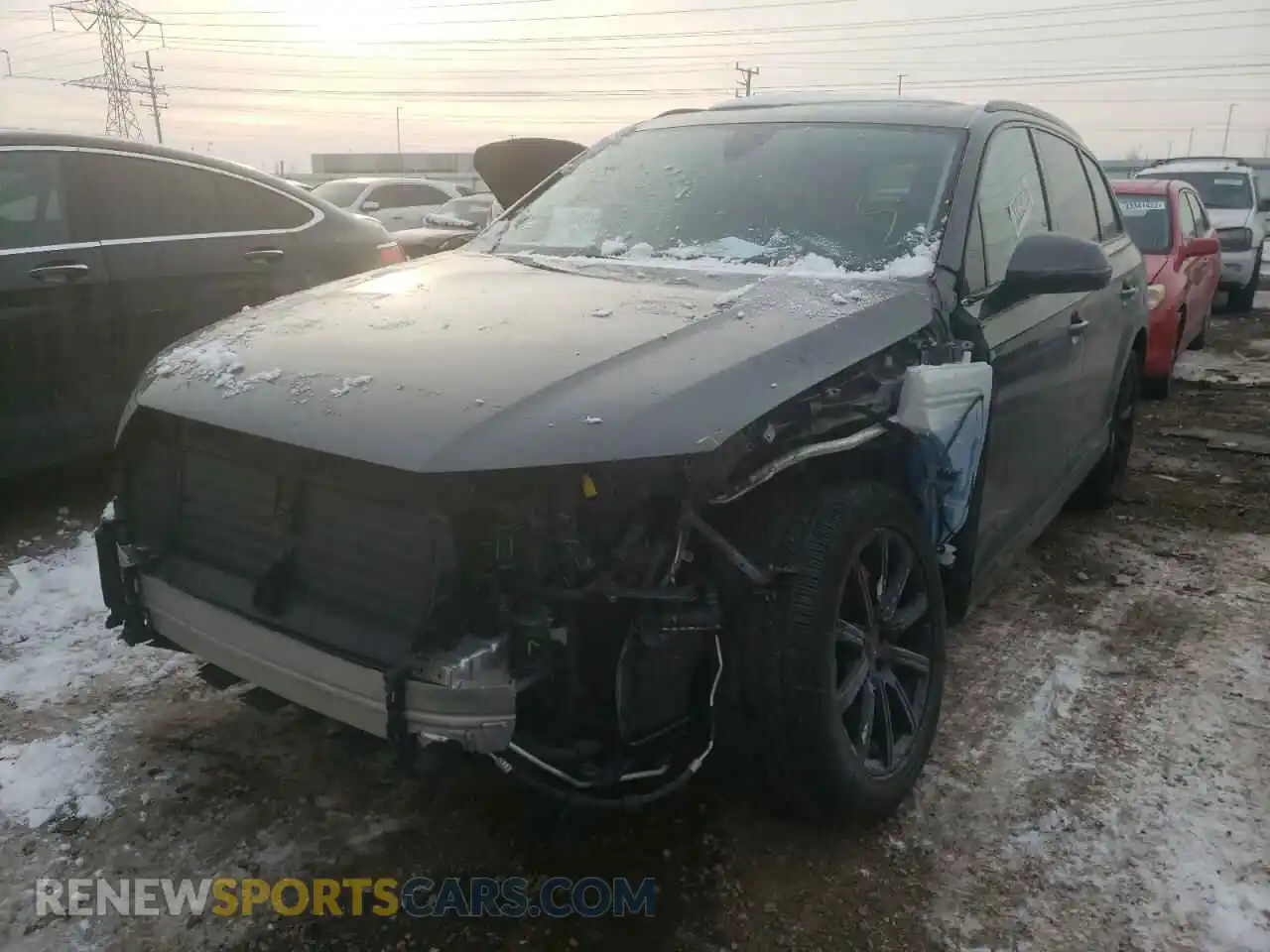 2 Photograph of a damaged car WA1LAAF74KD003073 AUDI Q7 2019