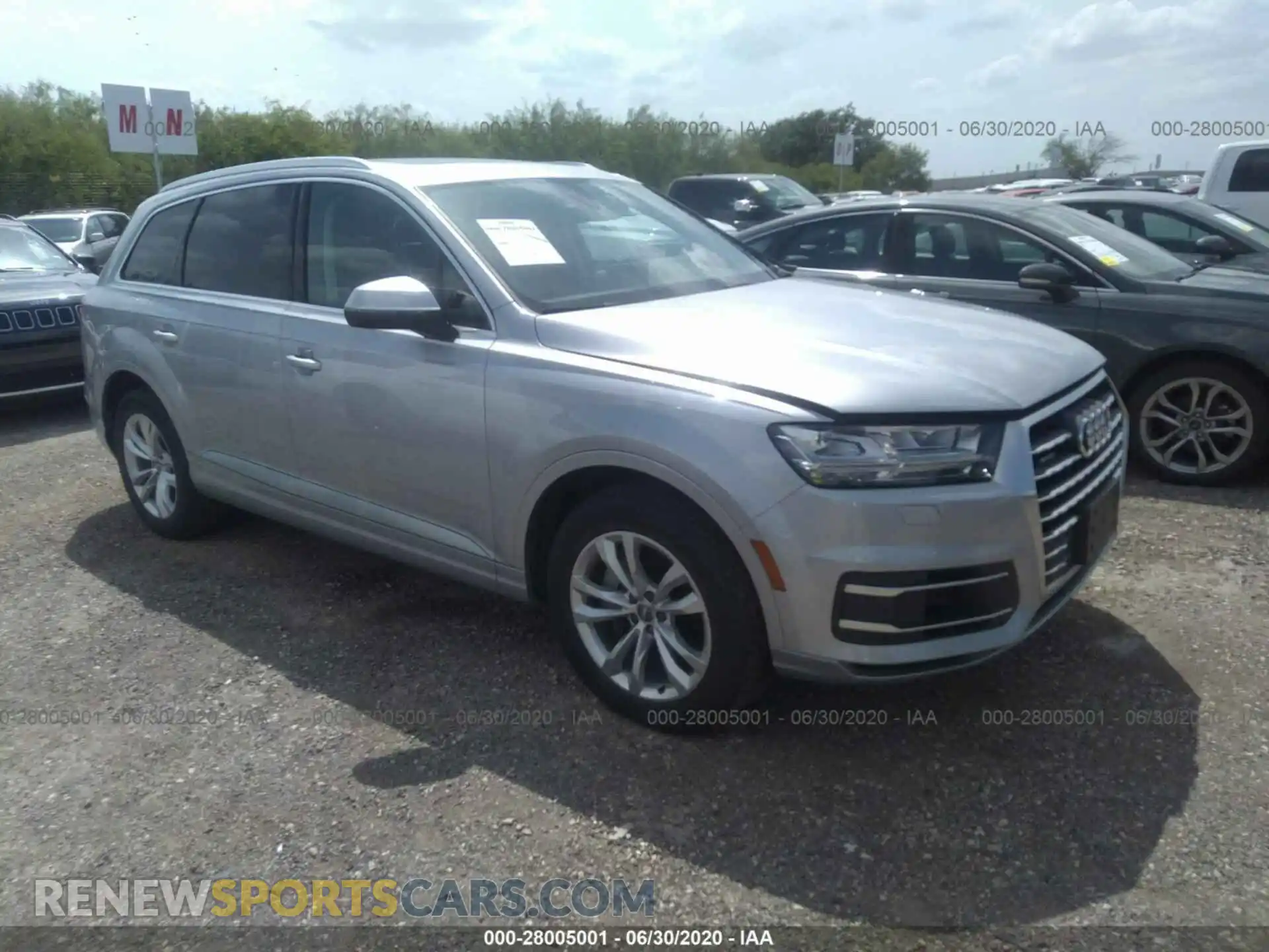 1 fotografías del automóvil dañado WA1LAAF74KD043461 AUDI Q7 2019
