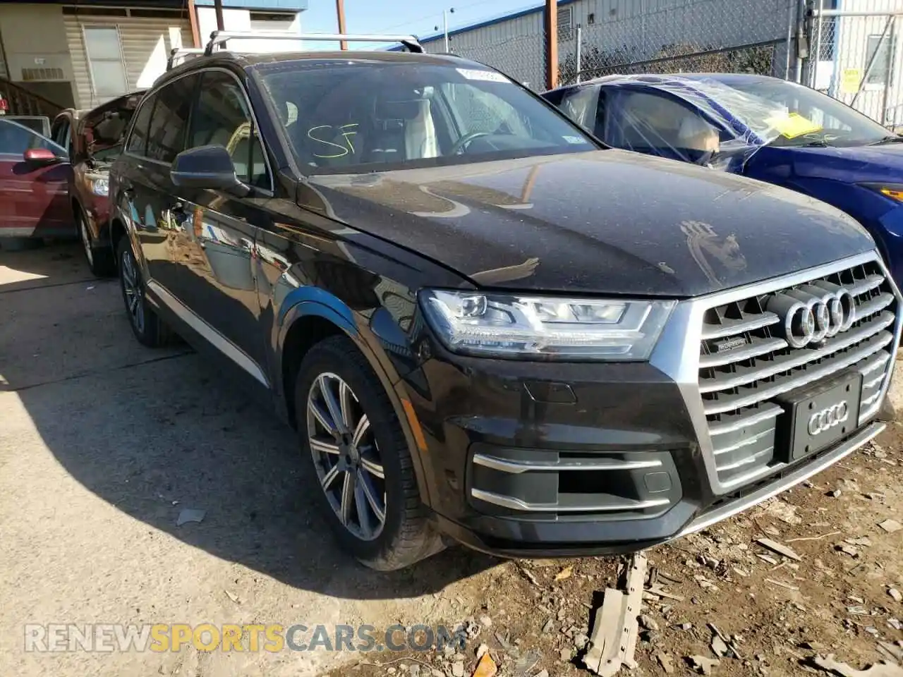 1 Photograph of a damaged car WA1LAAF76KD028640 AUDI Q7 2019