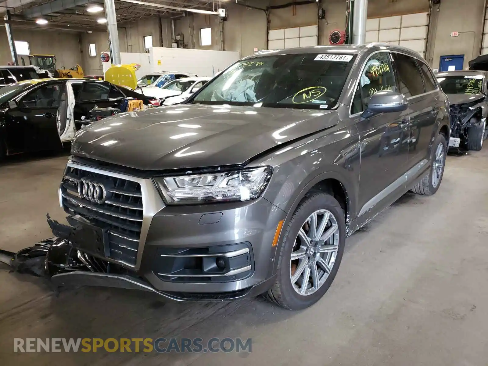 2 Photograph of a damaged car WA1LAAF78KD034598 AUDI Q7 2019