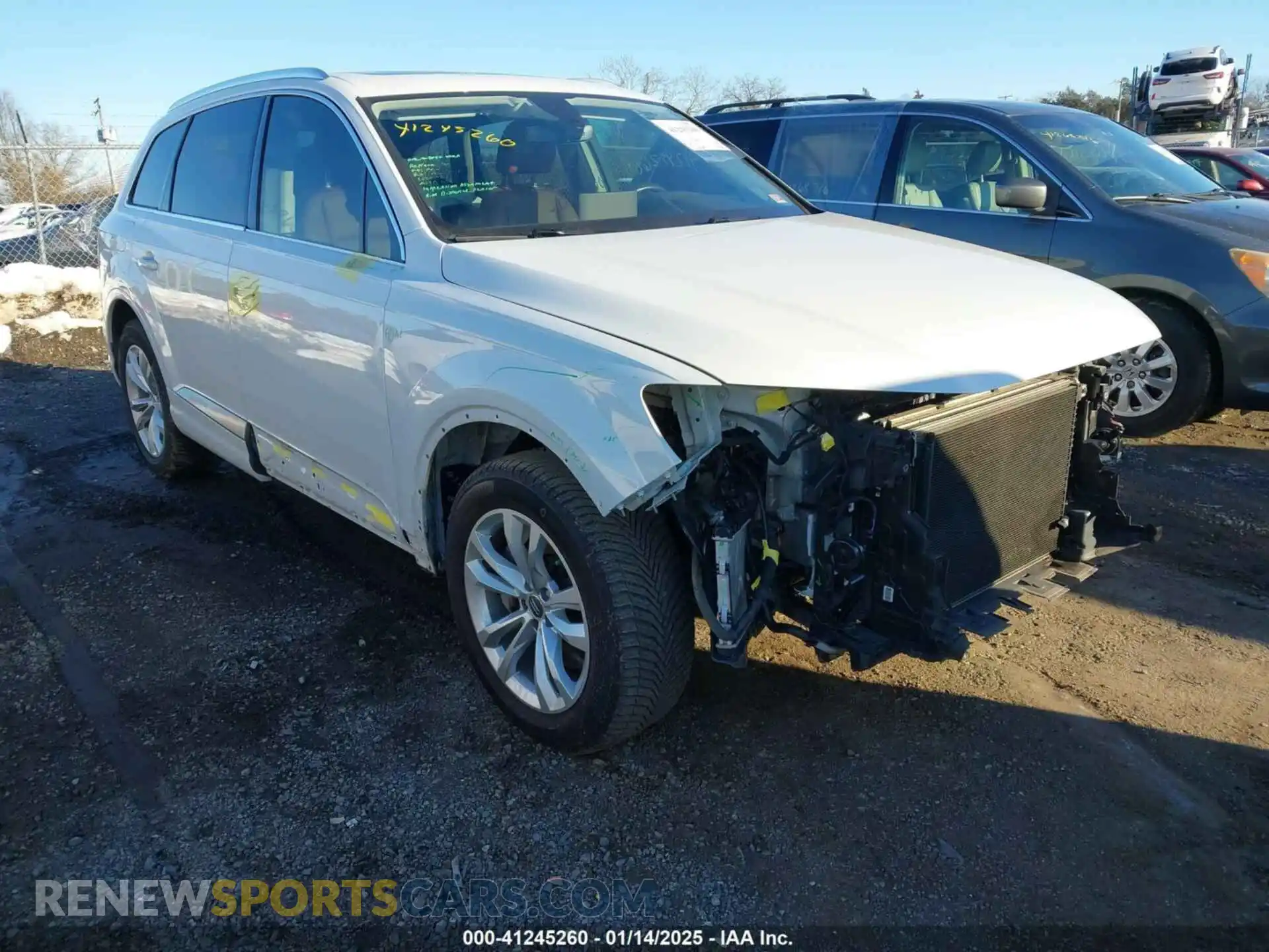 1 Photograph of a damaged car WA1LABF78KD016169 AUDI Q7 2019