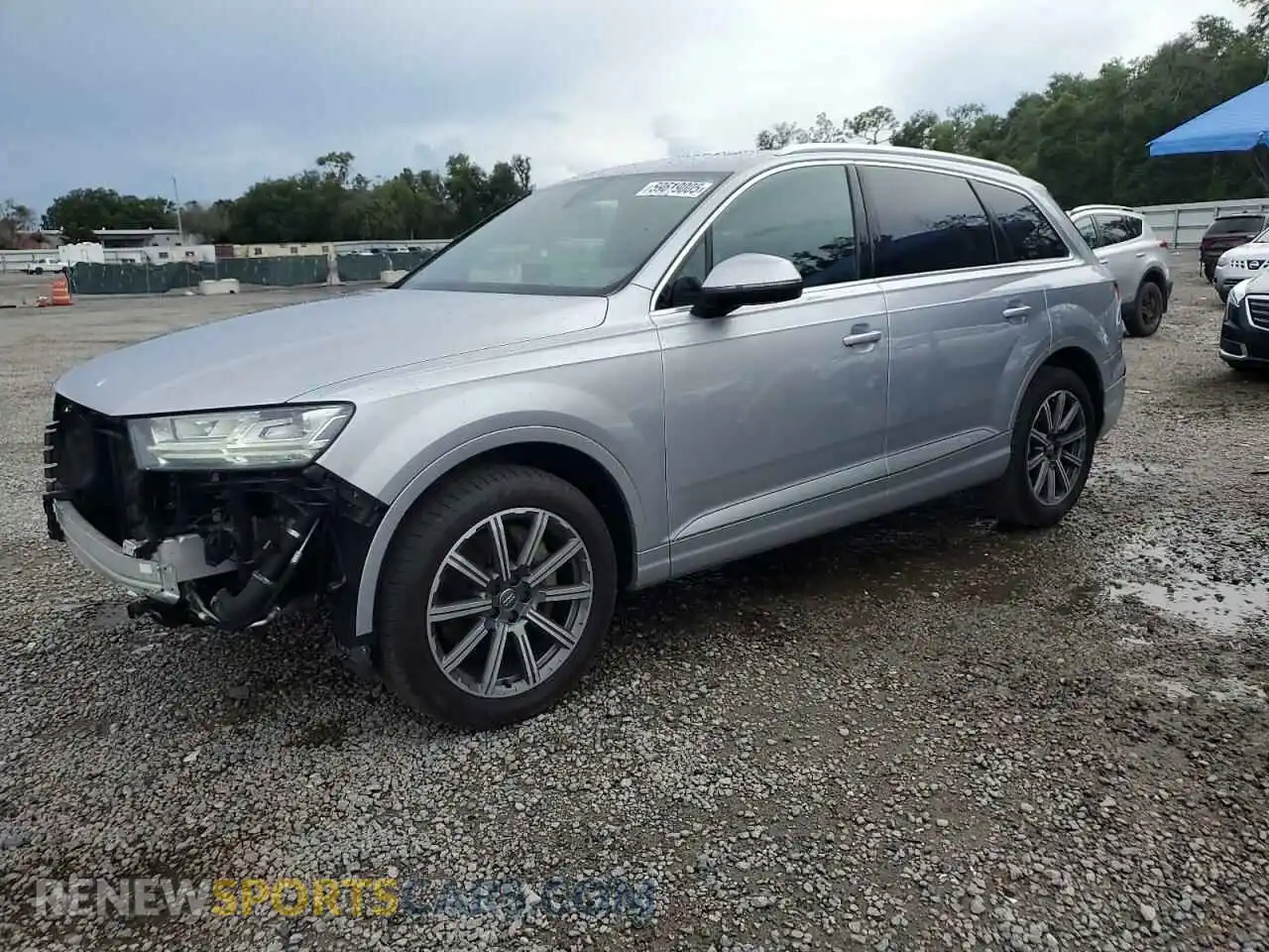 1 Photograph of a damaged car WA1LHAF72KD025925 AUDI Q7 2019