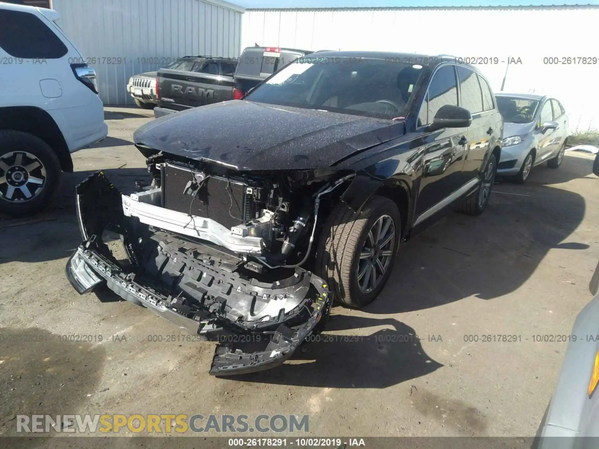 2 Photograph of a damaged car WA1LHAF72KD027240 AUDI Q7 2019