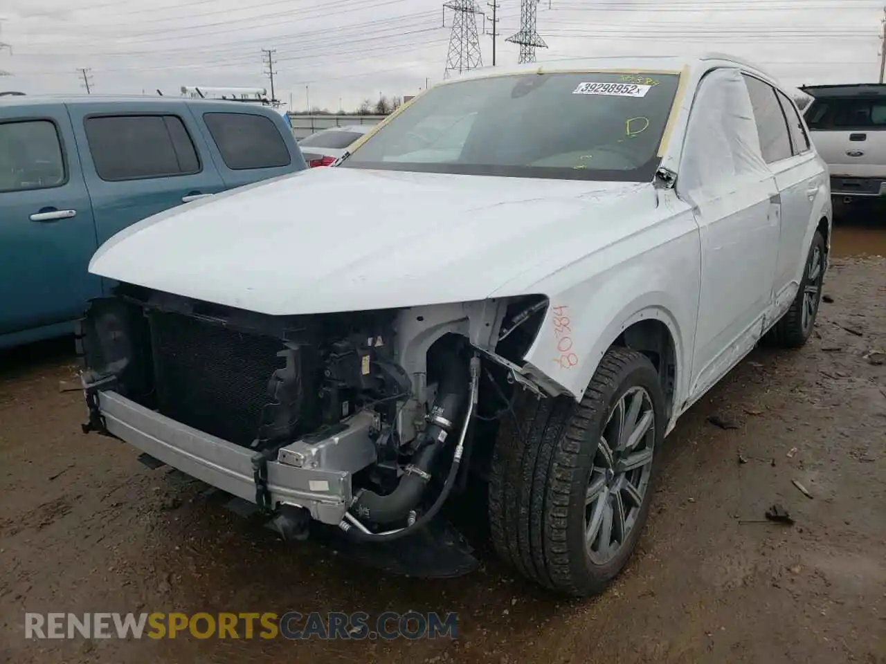 2 Photograph of a damaged car WA1LHAF72KD044913 AUDI Q7 2019