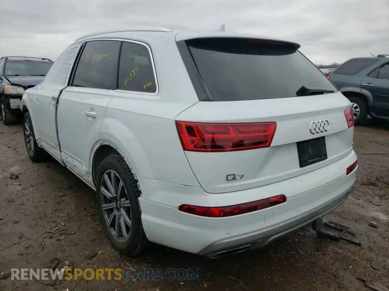 3 Photograph of a damaged car WA1LHAF72KD044913 AUDI Q7 2019
