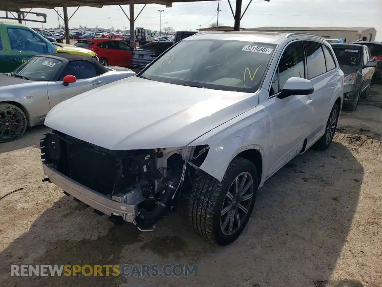 2 Photograph of a damaged car WA1LHAF74KD030060 AUDI Q7 2019