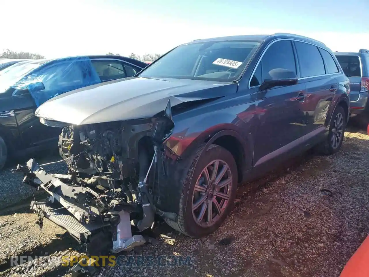 1 Photograph of a damaged car WA1LHAF74KD038224 AUDI Q7 2019
