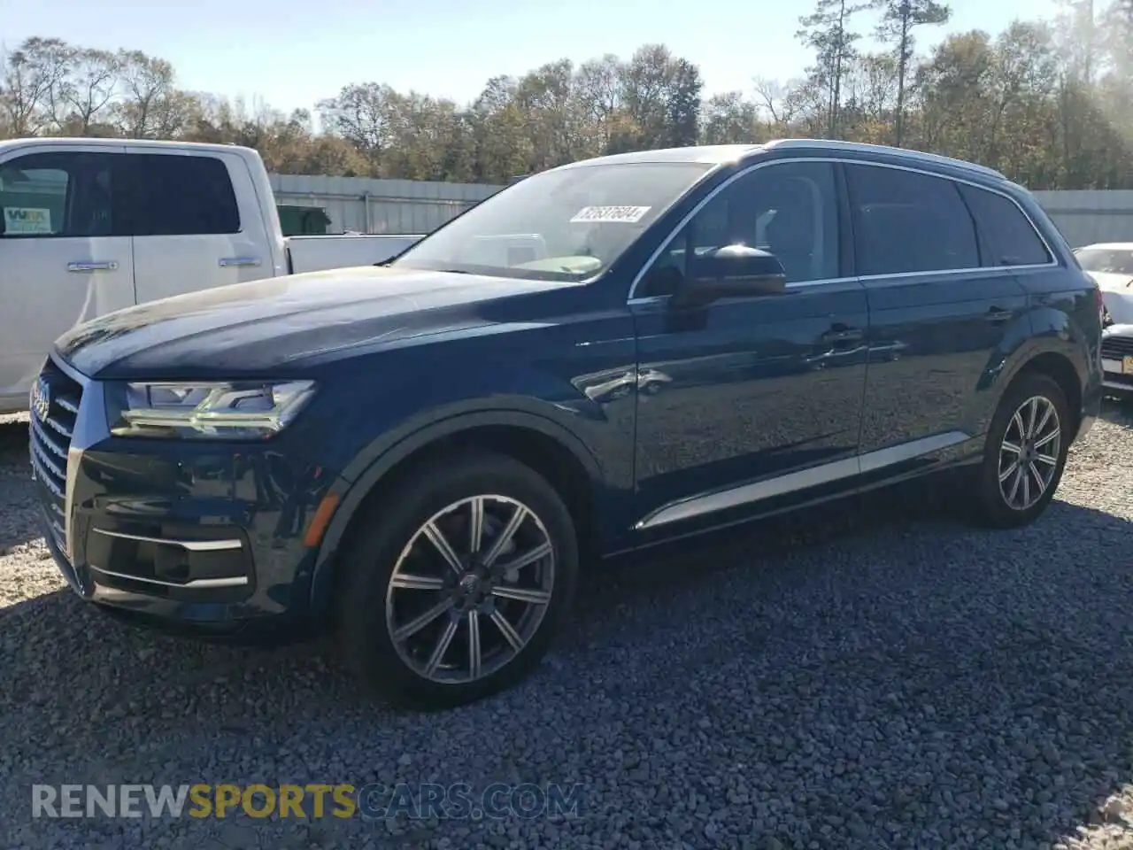 1 Photograph of a damaged car WA1LHAF75KD019858 AUDI Q7 2019