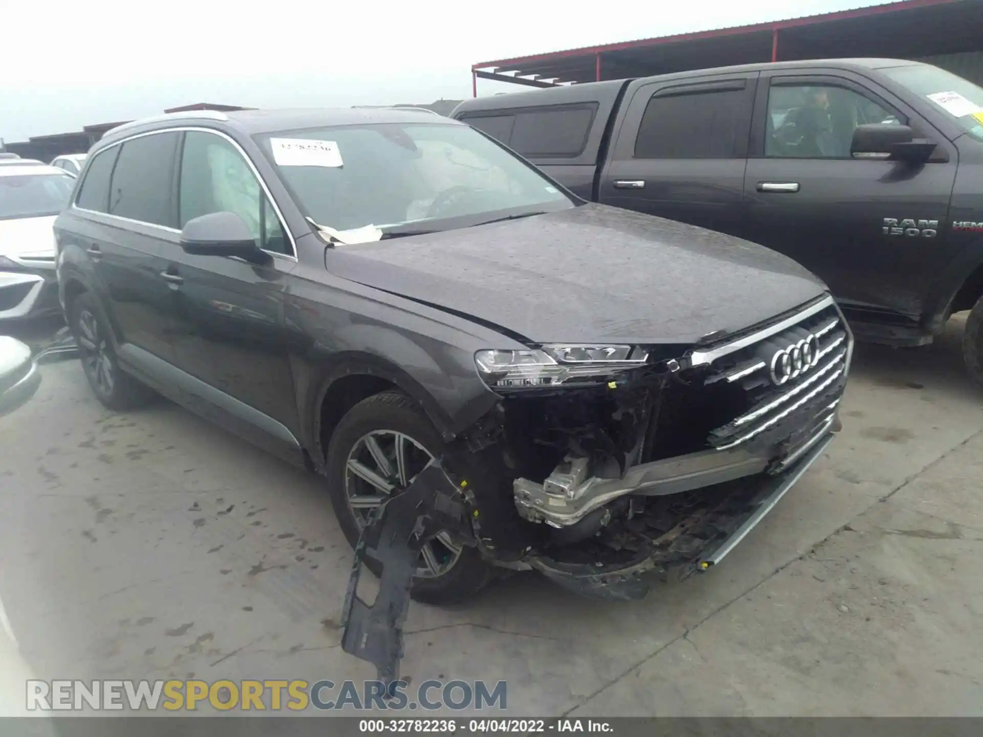 1 Photograph of a damaged car WA1LHAF75KD024784 AUDI Q7 2019