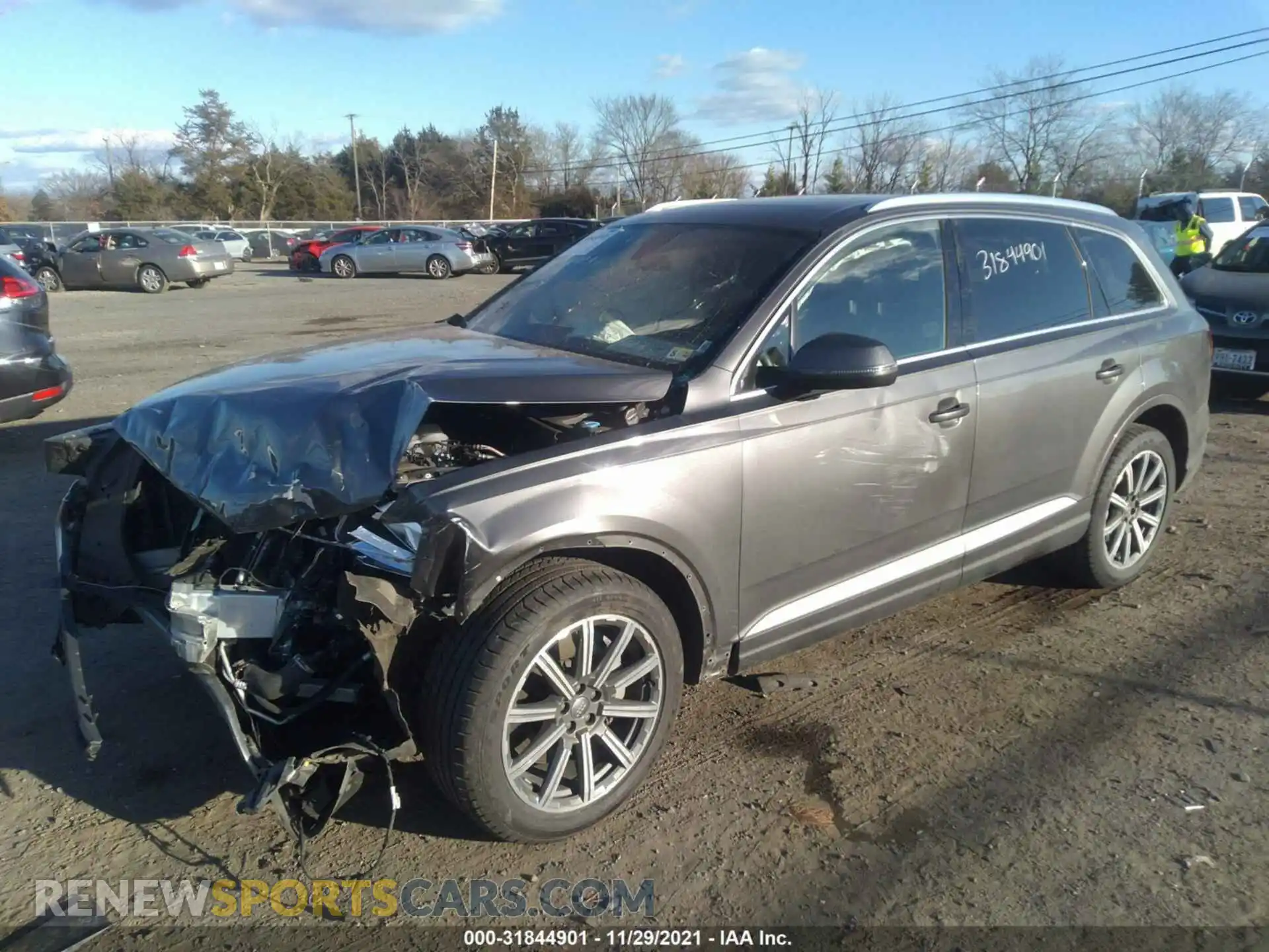 2 Photograph of a damaged car WA1LHAF76KD021327 AUDI Q7 2019