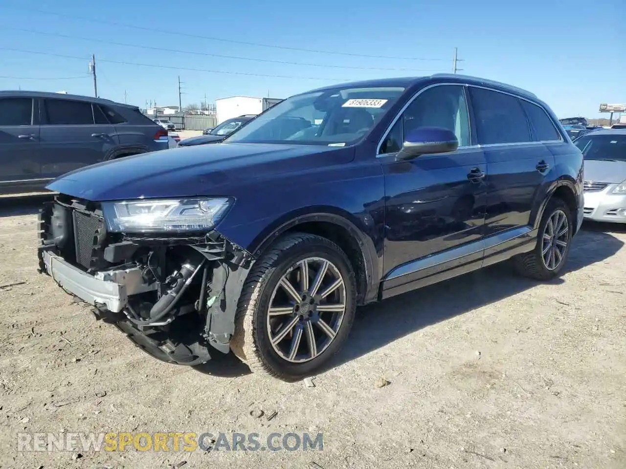 1 Photograph of a damaged car WA1LHAF77KD021319 AUDI Q7 2019