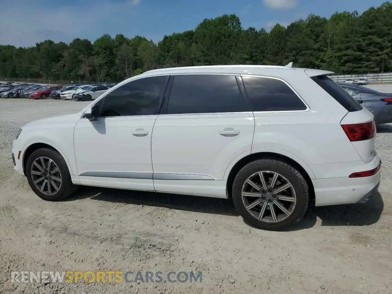 2 fotografías del automóvil dañado WA1LHAF77KD022258 AUDI Q7 2019