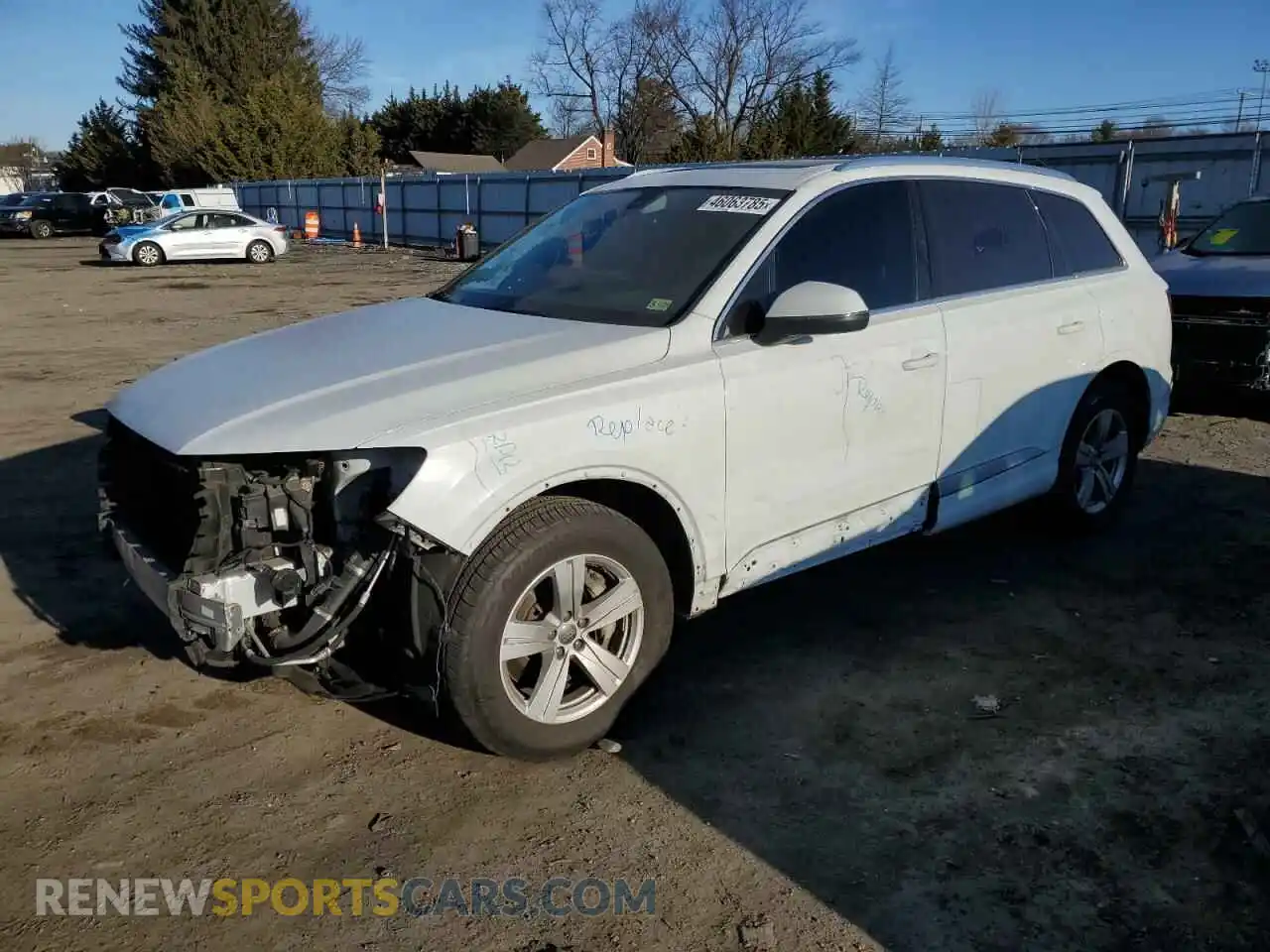 1 Photograph of a damaged car WA1LHAF78KD037058 AUDI Q7 2019