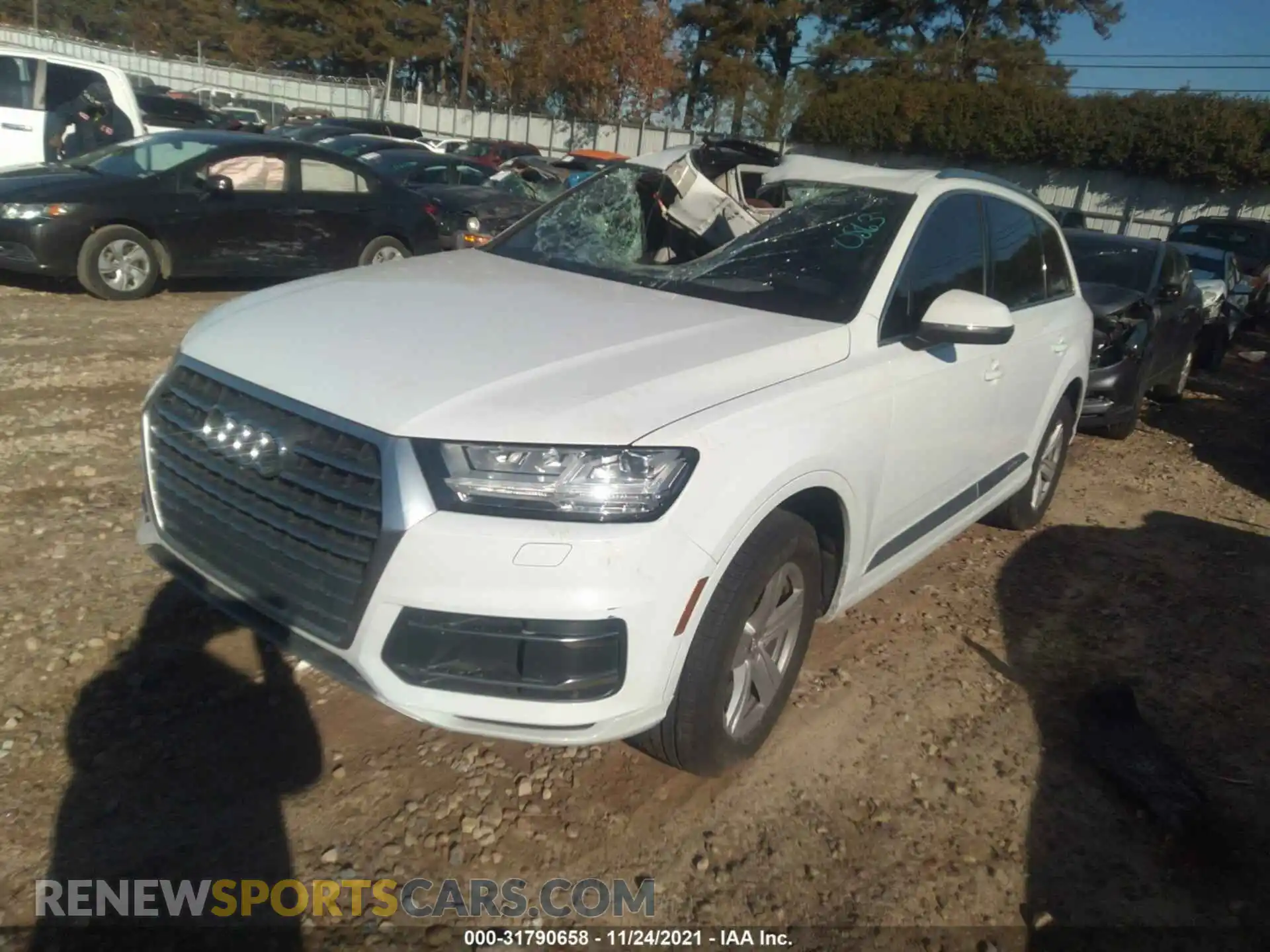 2 Photograph of a damaged car WA1LHAF79KD030863 AUDI Q7 2019