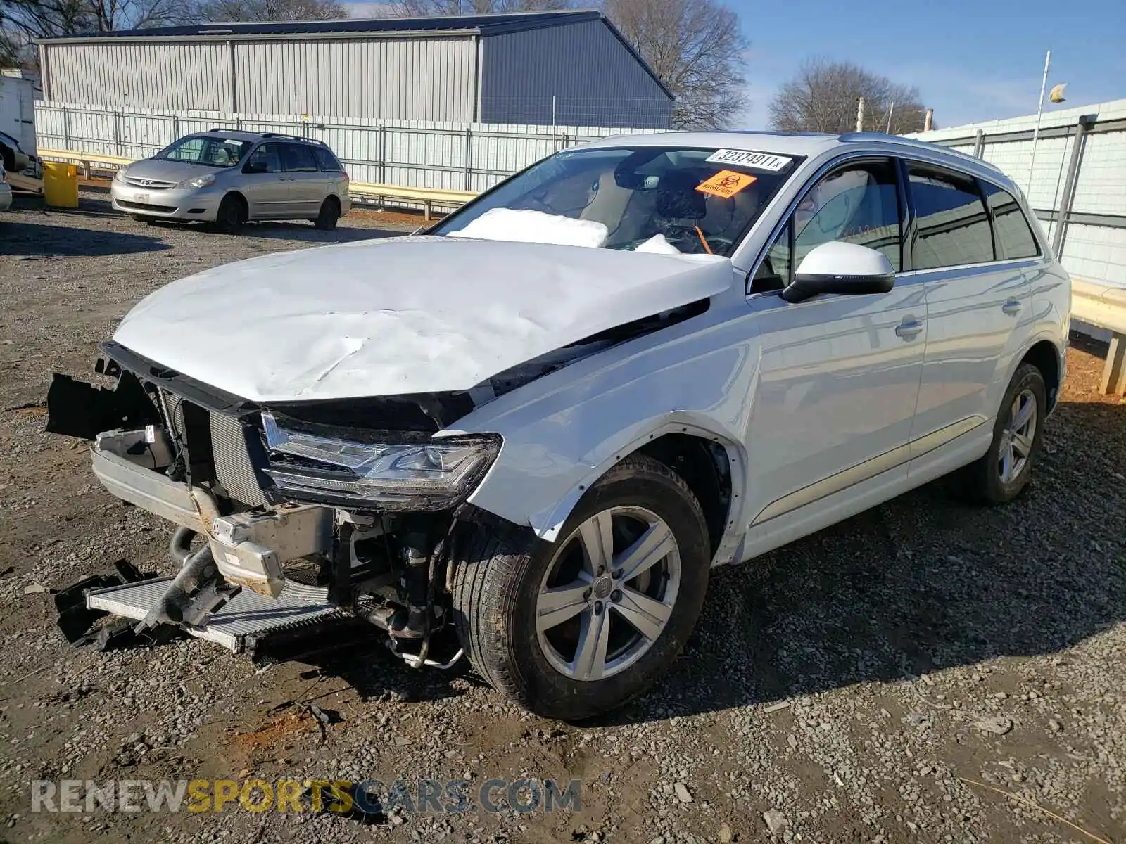 2 Photograph of a damaged car WA1LHAF7XKD025851 AUDI Q7 2019