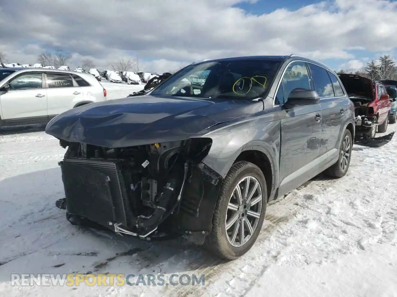 2 Photograph of a damaged car WA1LHAF7XKD027745 AUDI Q7 2019