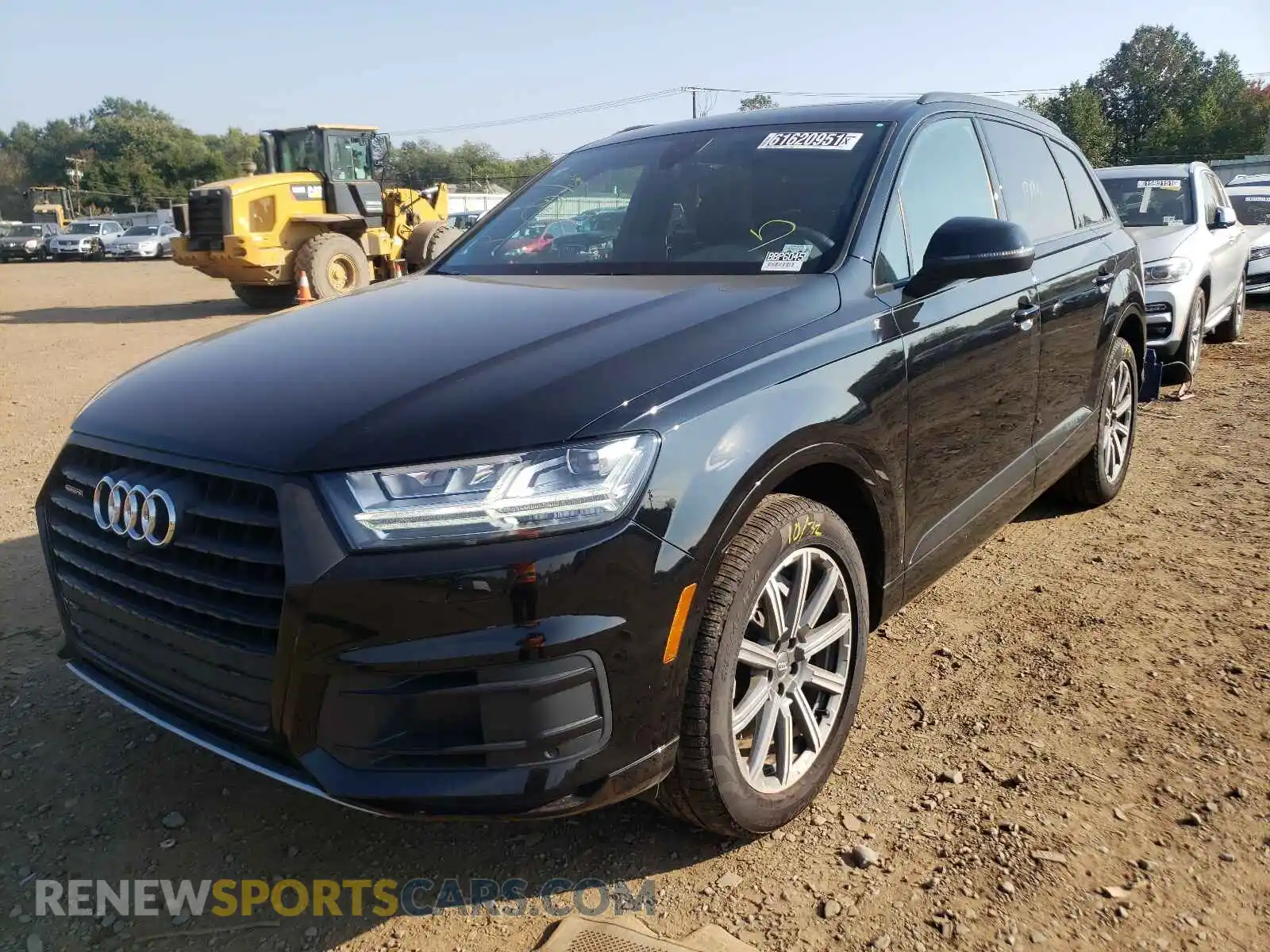 2 fotografías del automóvil dañado WA1LHAF7XKD042830 AUDI Q7 2019
