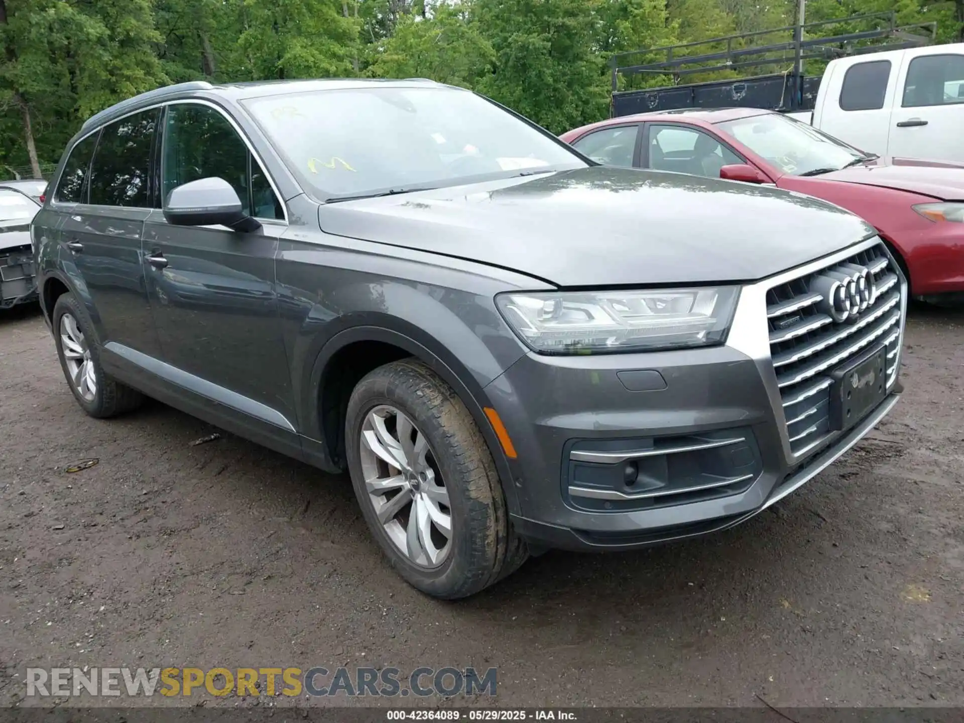 1 Фотография поврежденного автомобиля WA1LHBF75KD028291 AUDI Q7 2019