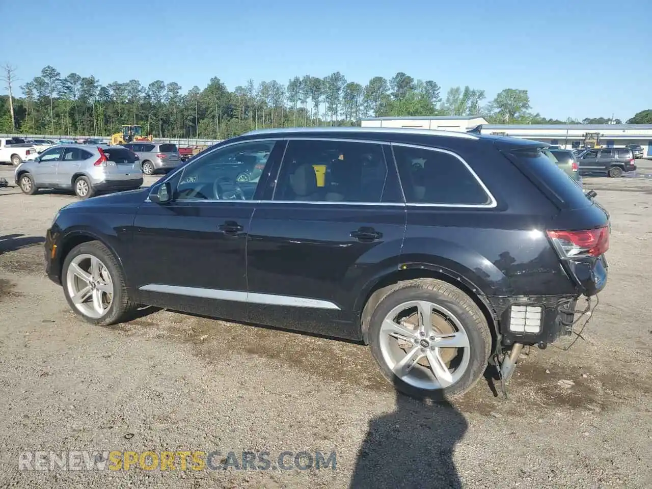 2 fotografías del automóvil dañado WA1VAAF74KD026605 AUDI Q7 2019