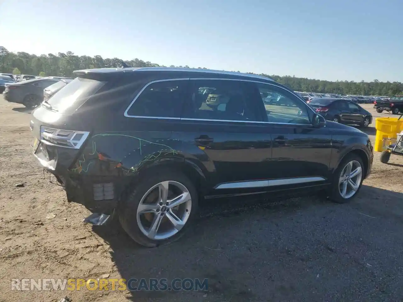 3 fotografías del automóvil dañado WA1VAAF74KD026605 AUDI Q7 2019