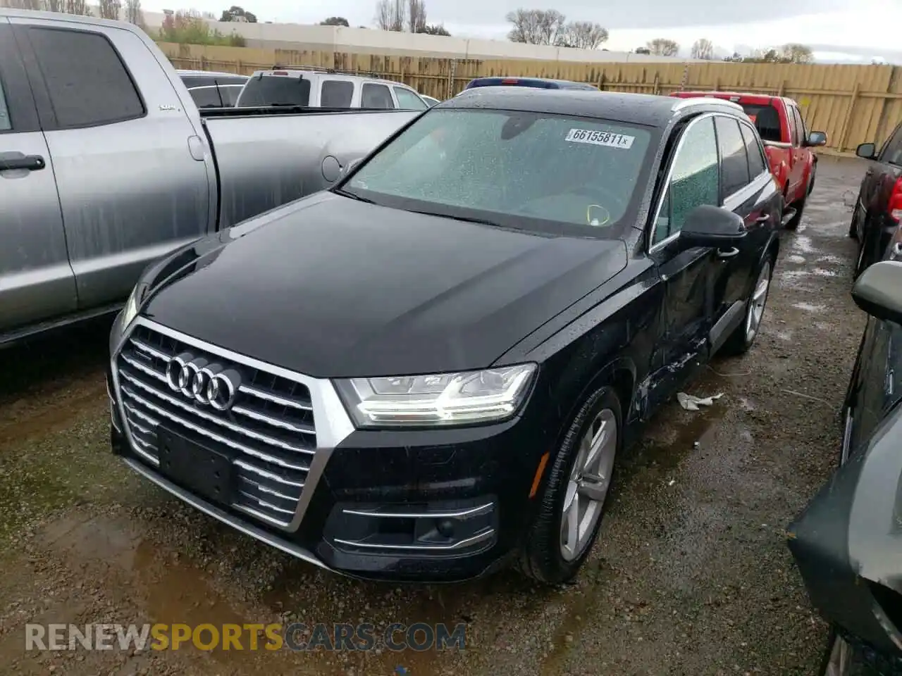 2 Photograph of a damaged car WA1VAAF74KD029729 AUDI Q7 2019