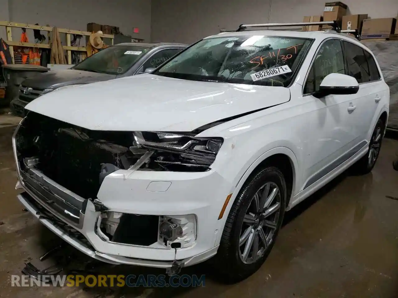 2 Photograph of a damaged car WA1VAAF74KD039371 AUDI Q7 2019