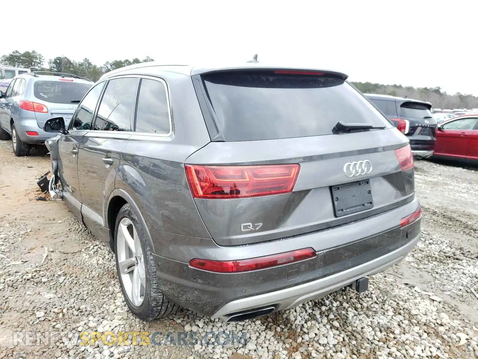 3 Photograph of a damaged car WA1VAAF78KD013081 AUDI Q7 2019