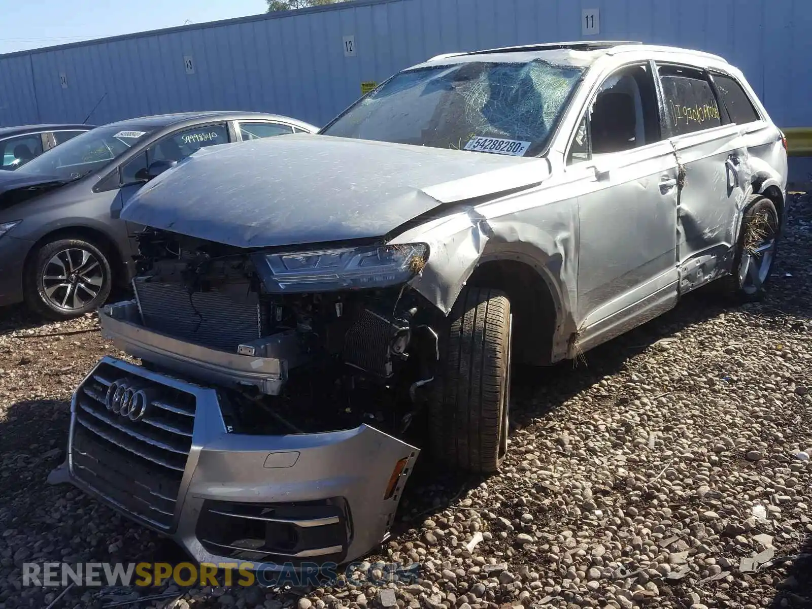 2 Photograph of a damaged car WA1VAAF7XKD020291 AUDI Q7 2019