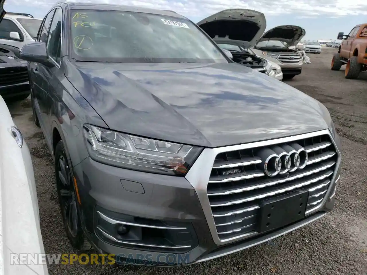 1 Photograph of a damaged car WA1VABF76KD040219 AUDI Q7 2019