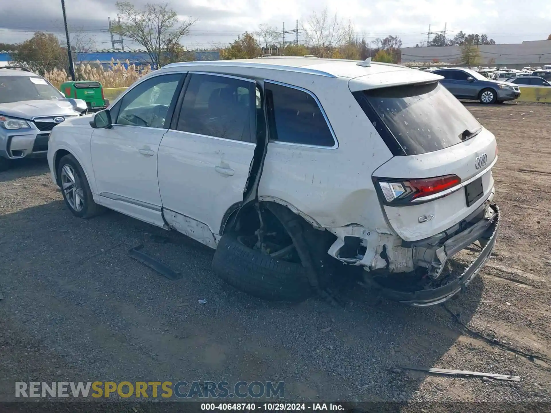 3 Фотография поврежденного автомобиля WA1AXAF73LD010703 AUDI Q7 2020