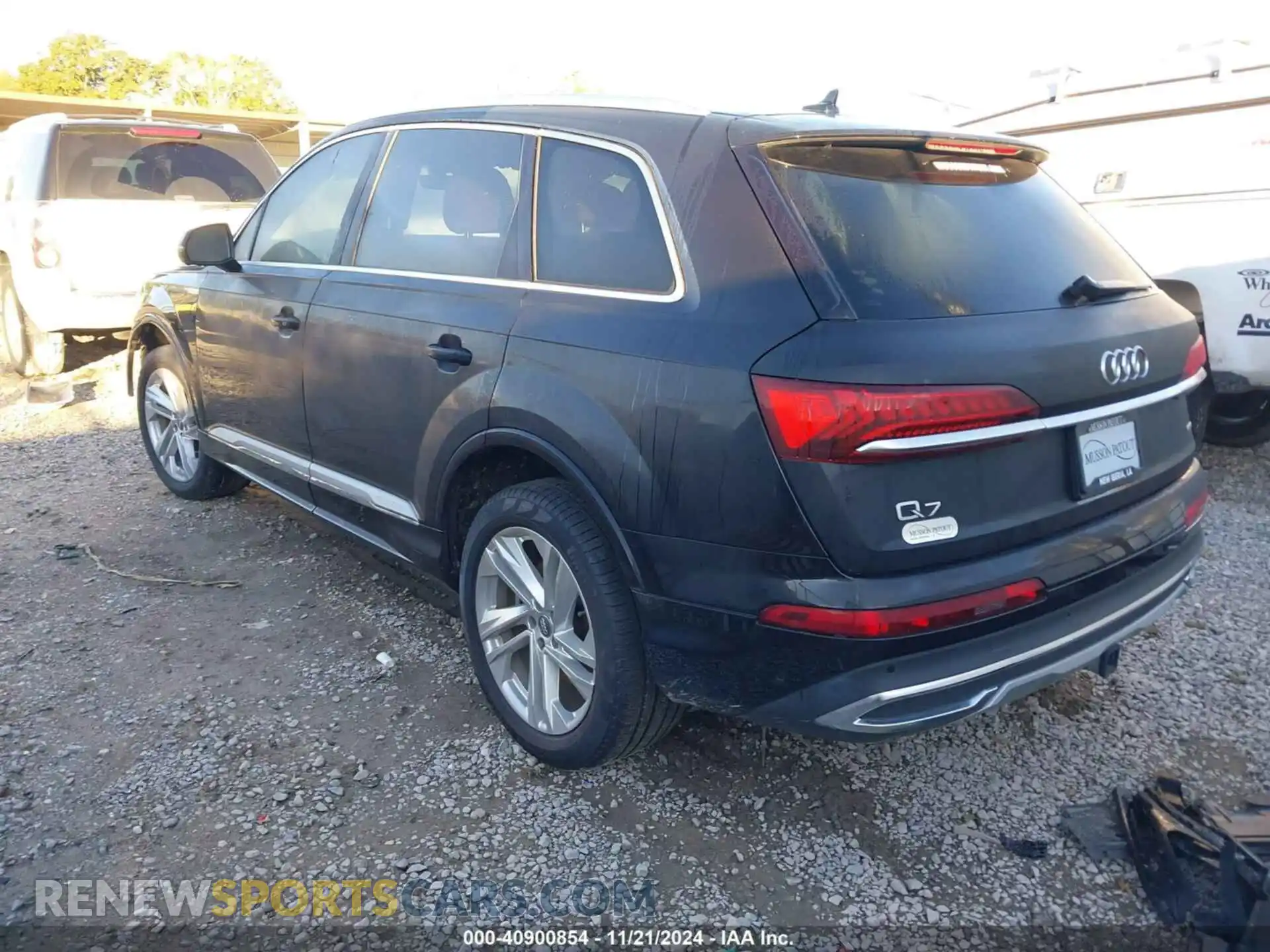 3 fotografías del automóvil dañado WA1LXAF71LD001510 AUDI Q7 2020