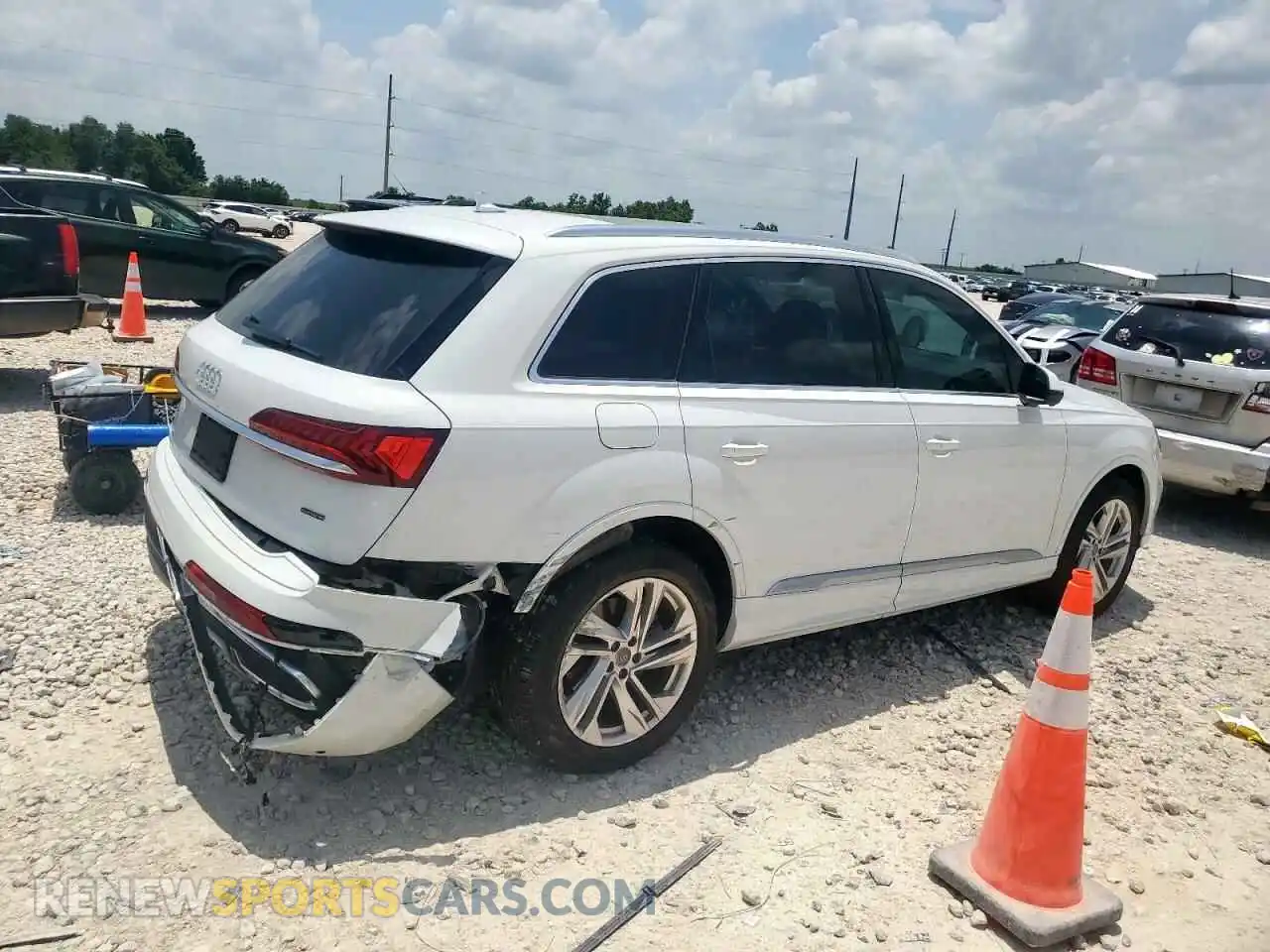 3 Фотография поврежденного автомобиля WA1LXAF74LD001792 AUDI Q7 2020