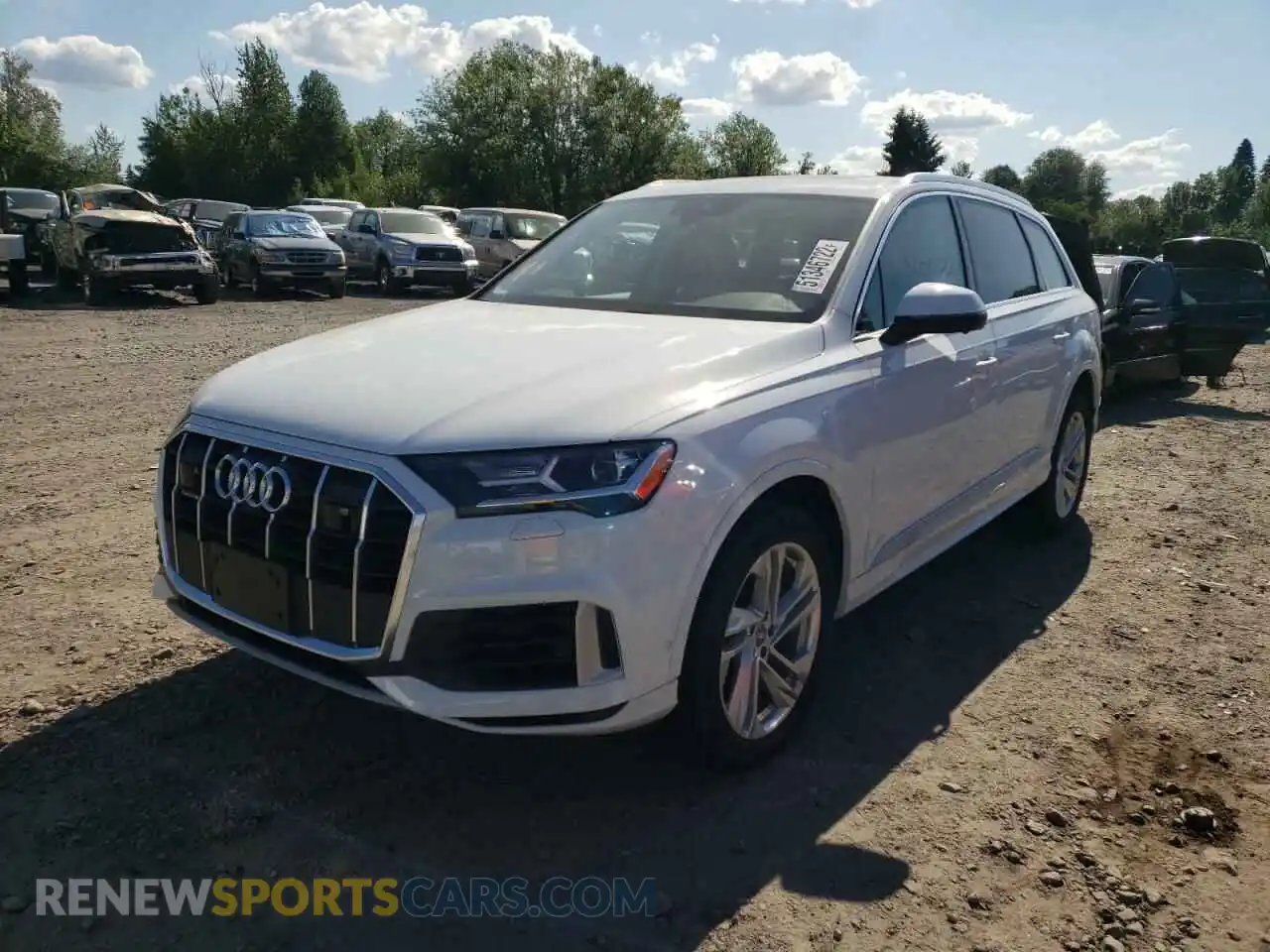 2 Photograph of a damaged car WA1LXAF77LD003763 AUDI Q7 2020