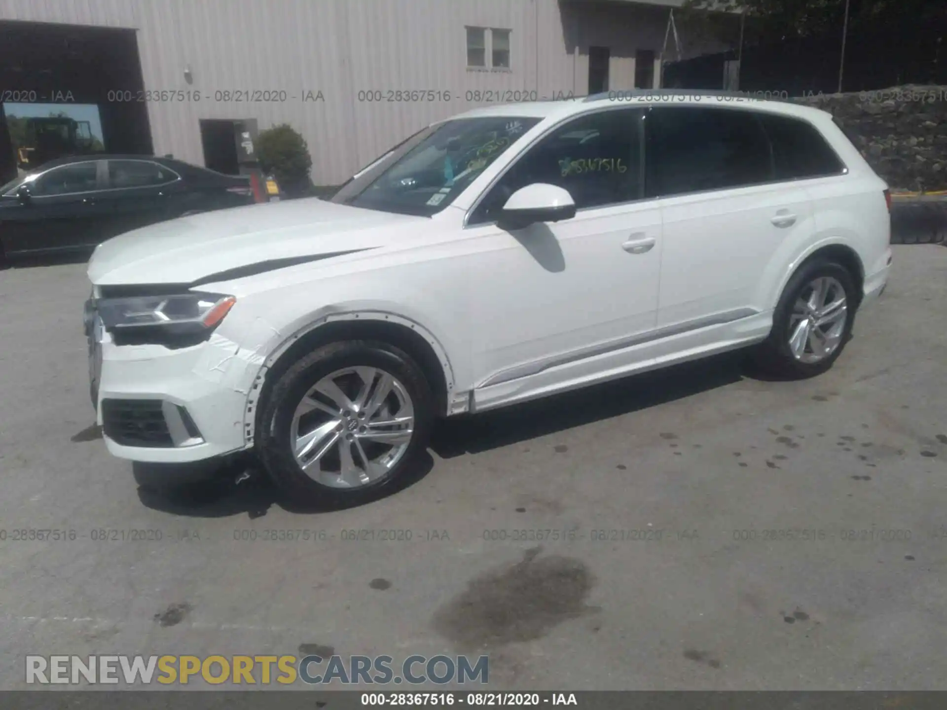 2 Photograph of a damaged car WA1LXAF7XLD002106 AUDI Q7 2020