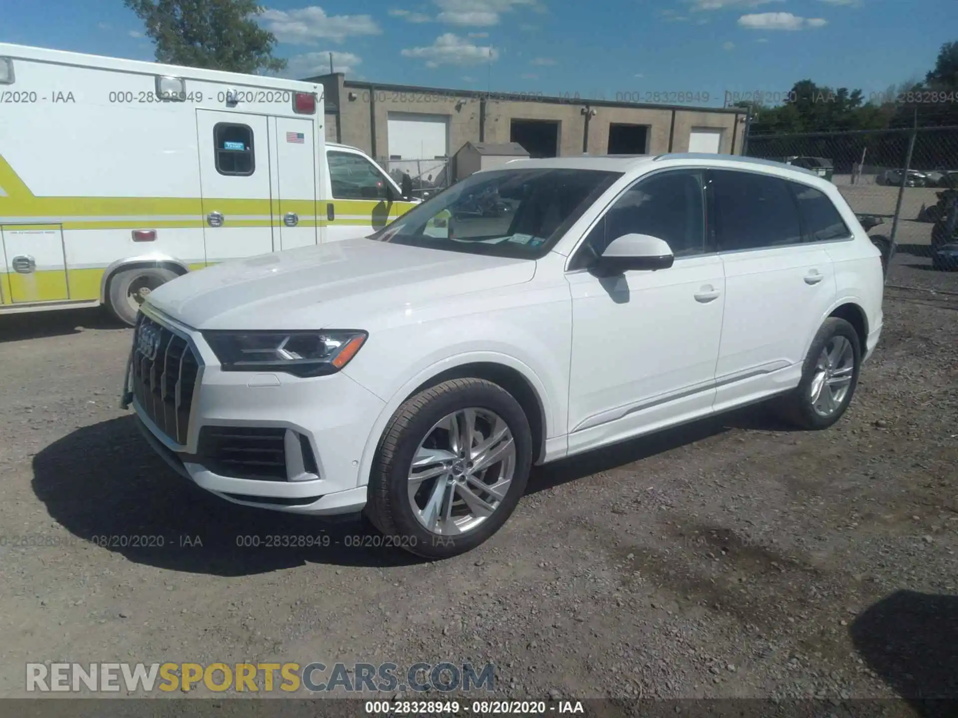 2 Photograph of a damaged car WA1LXAF7XLD002574 AUDI Q7 2020